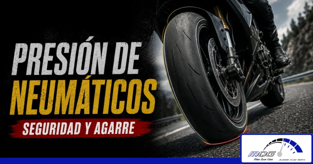 Cómo afecta la presión de los neumáticos al comportamiento de una moto