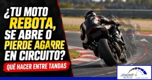 Análisis del comportamiento de una moto después de una tanda en circuito